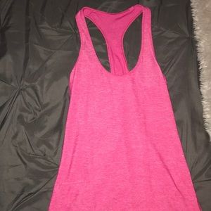 Pink Lululemon tank! Perfect for working out